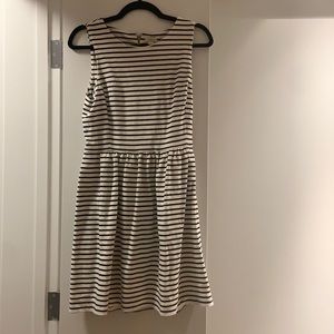 Black and White Striped Dress